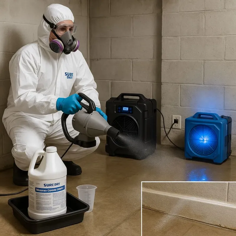 Sanitization and Odor Removal process in Exmore, VA
