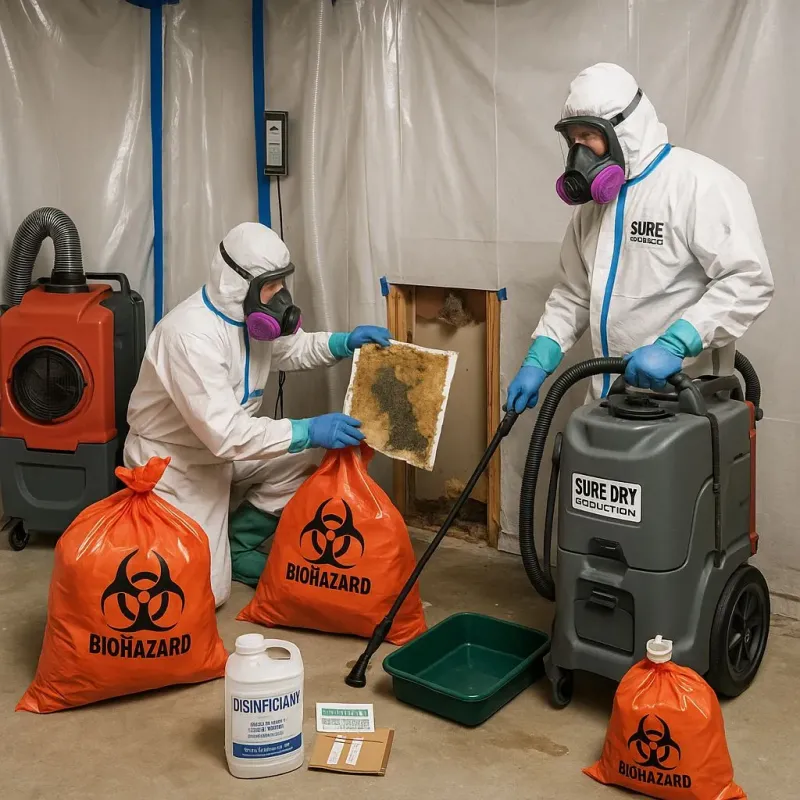 Contaminated Water Handling Protocols process in Exmore, VA
