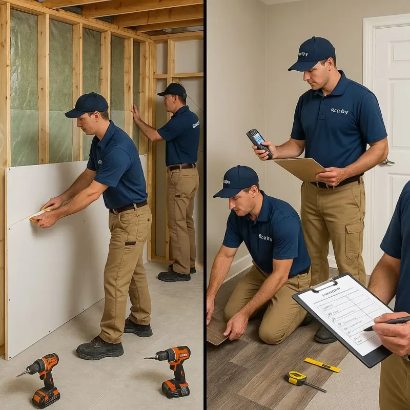Repairs and Reconstruction process in Exmore, VA