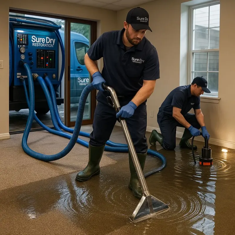 Water Extraction and Removal process in Exmore, VA